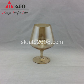 Amber Crystal Brandy Glass Cup Household Glass Cup